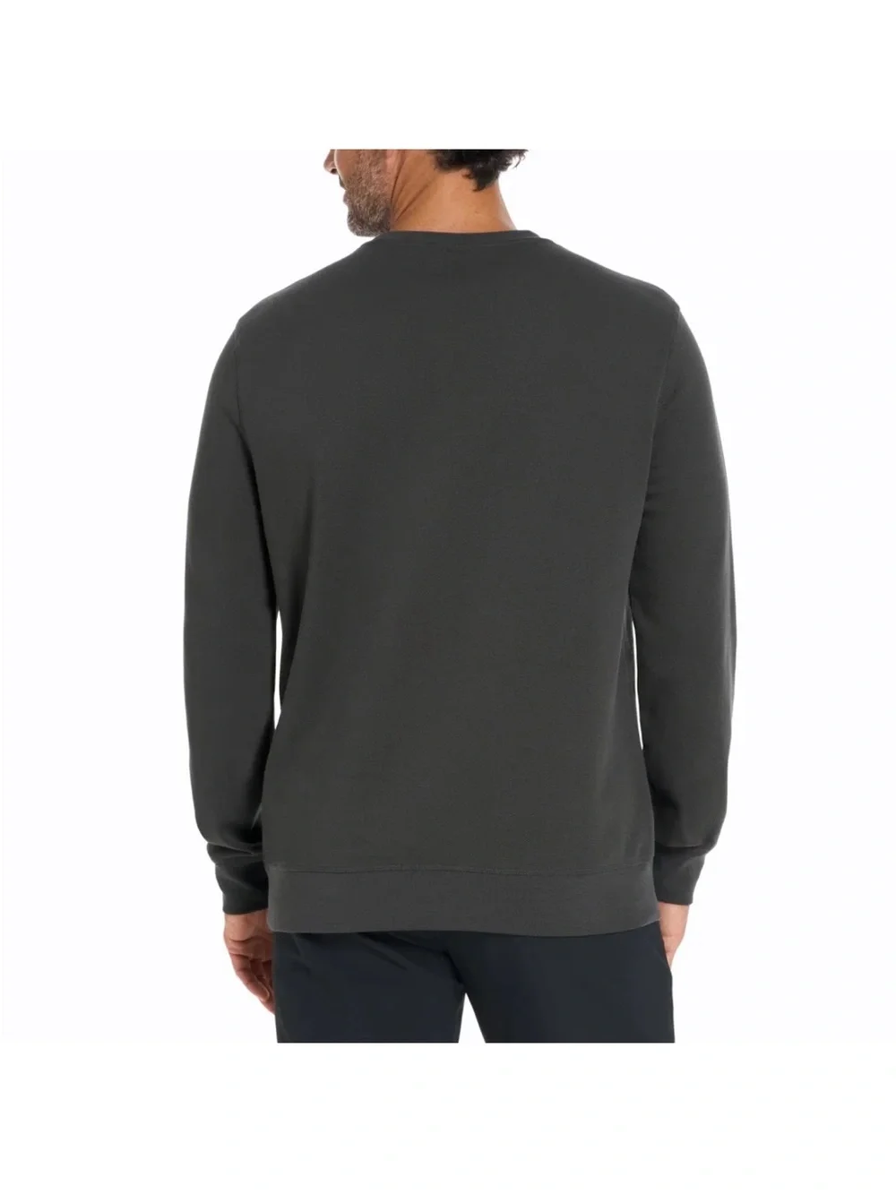 Bundle of 3 Hurley Men's Crewneck Sweaters — Olive, Charcoal & Blue